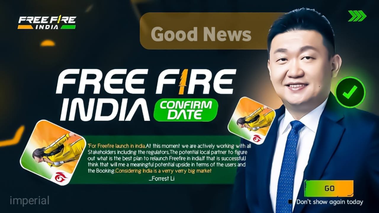 Free Fire India Comeback – Official Return of Garena’s Battle Royale Game with Big Updates